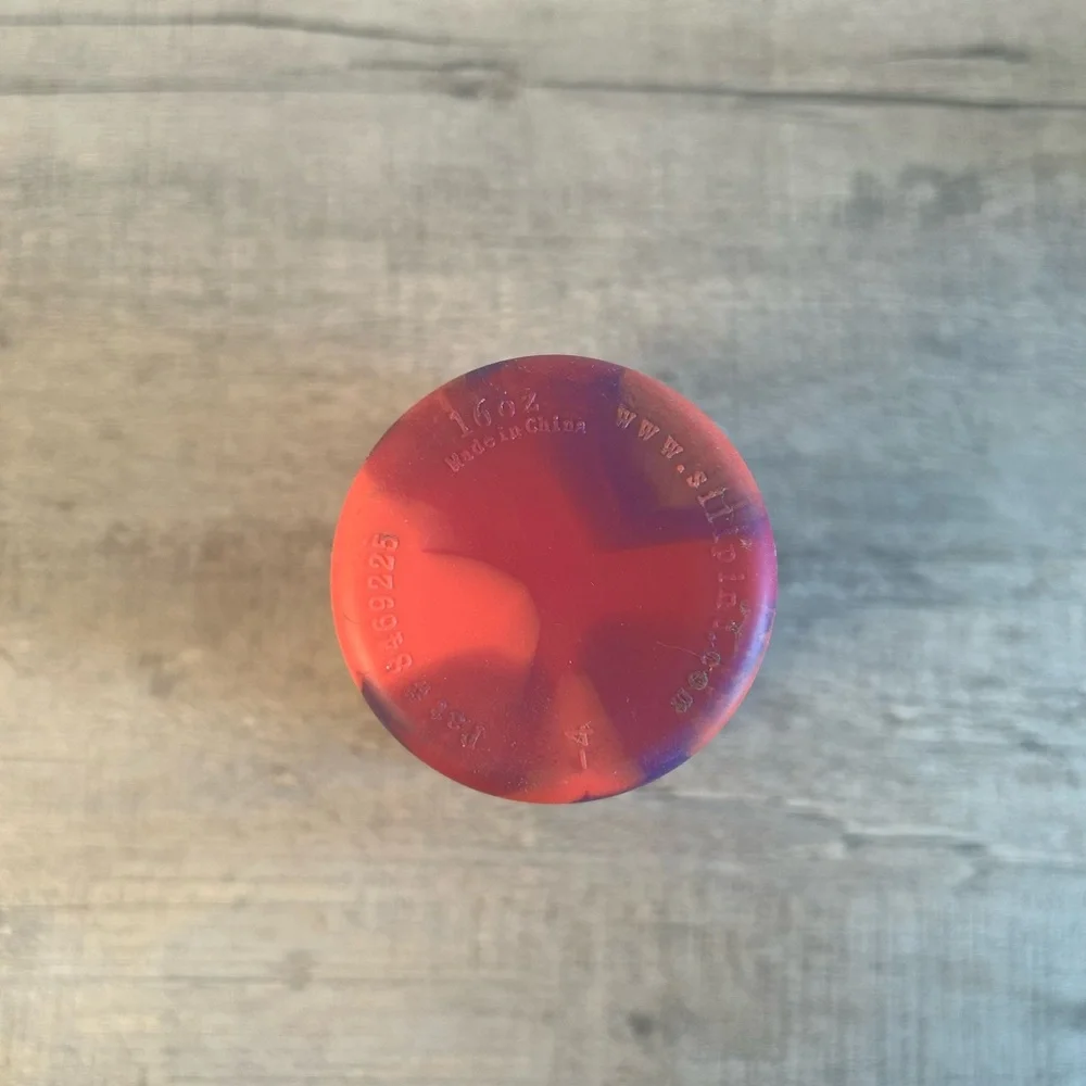 🌲 pint‎ silicone tumbler with lid
